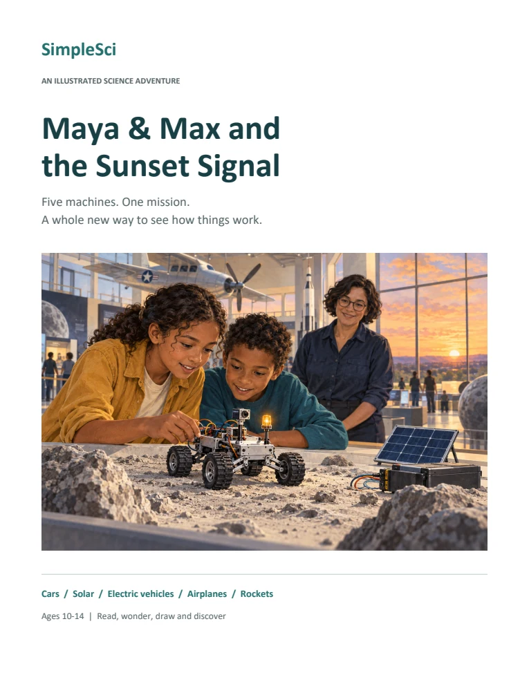 Maya and Max and the Sunset Signal story cover